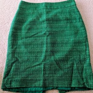 Turquoise Pencil Skirt